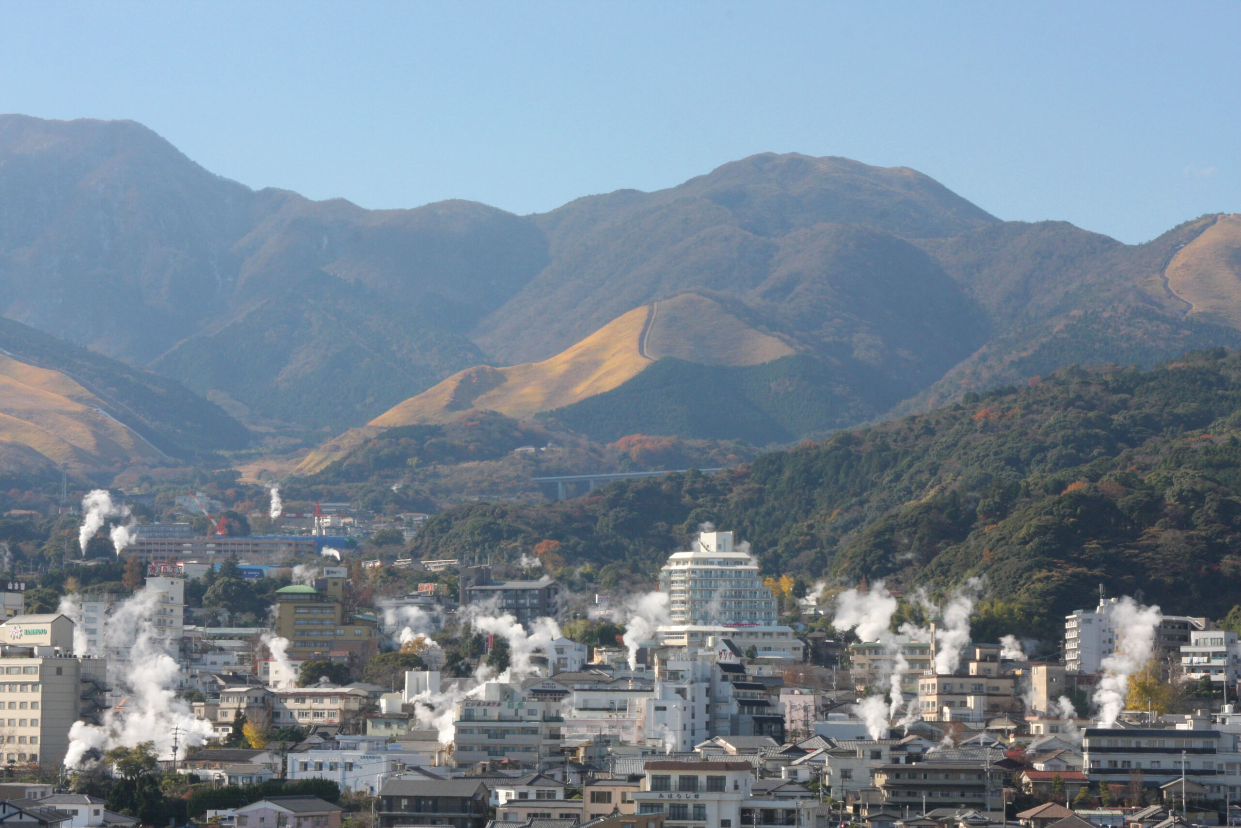大分県の別府八湯の写真