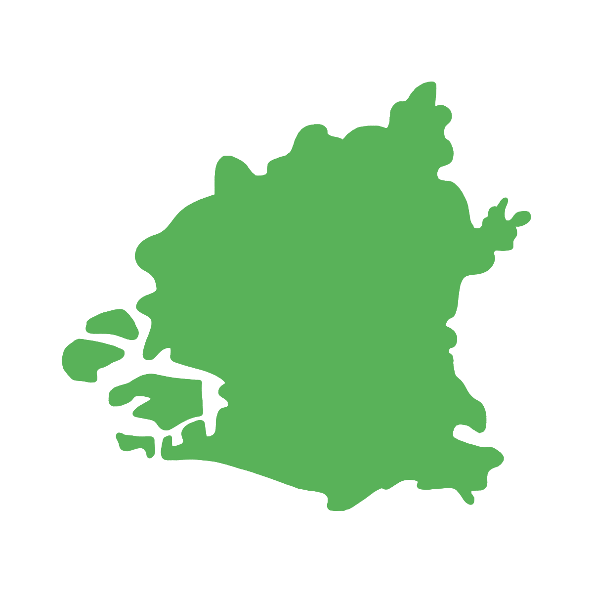 大阪市のイラストマップ