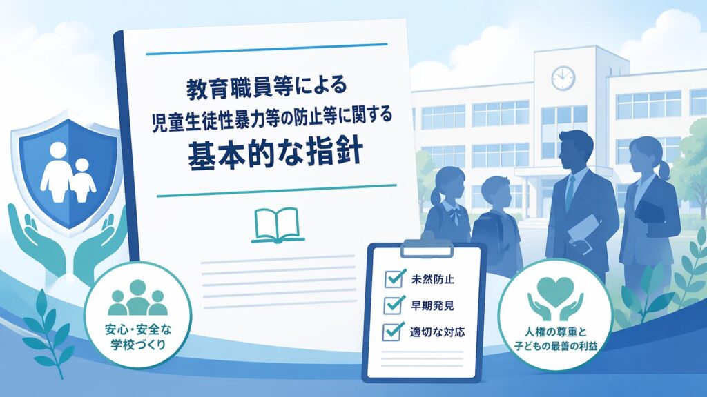 教育職員等による児童生徒性暴力等の防止等に関する基本的な指針