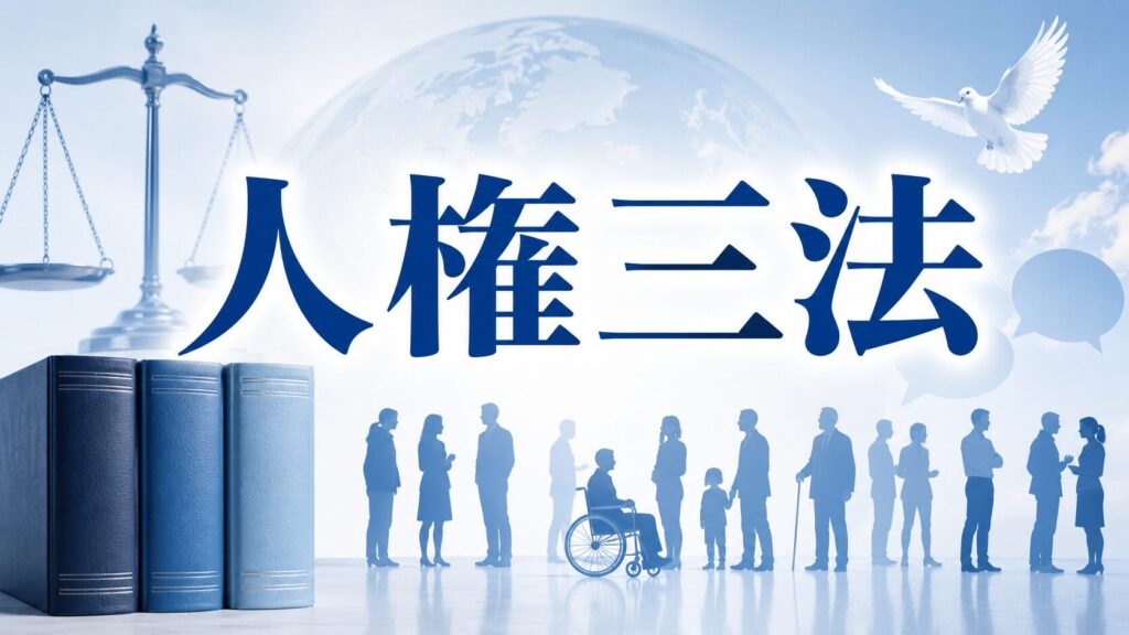人権三法のイメージ図