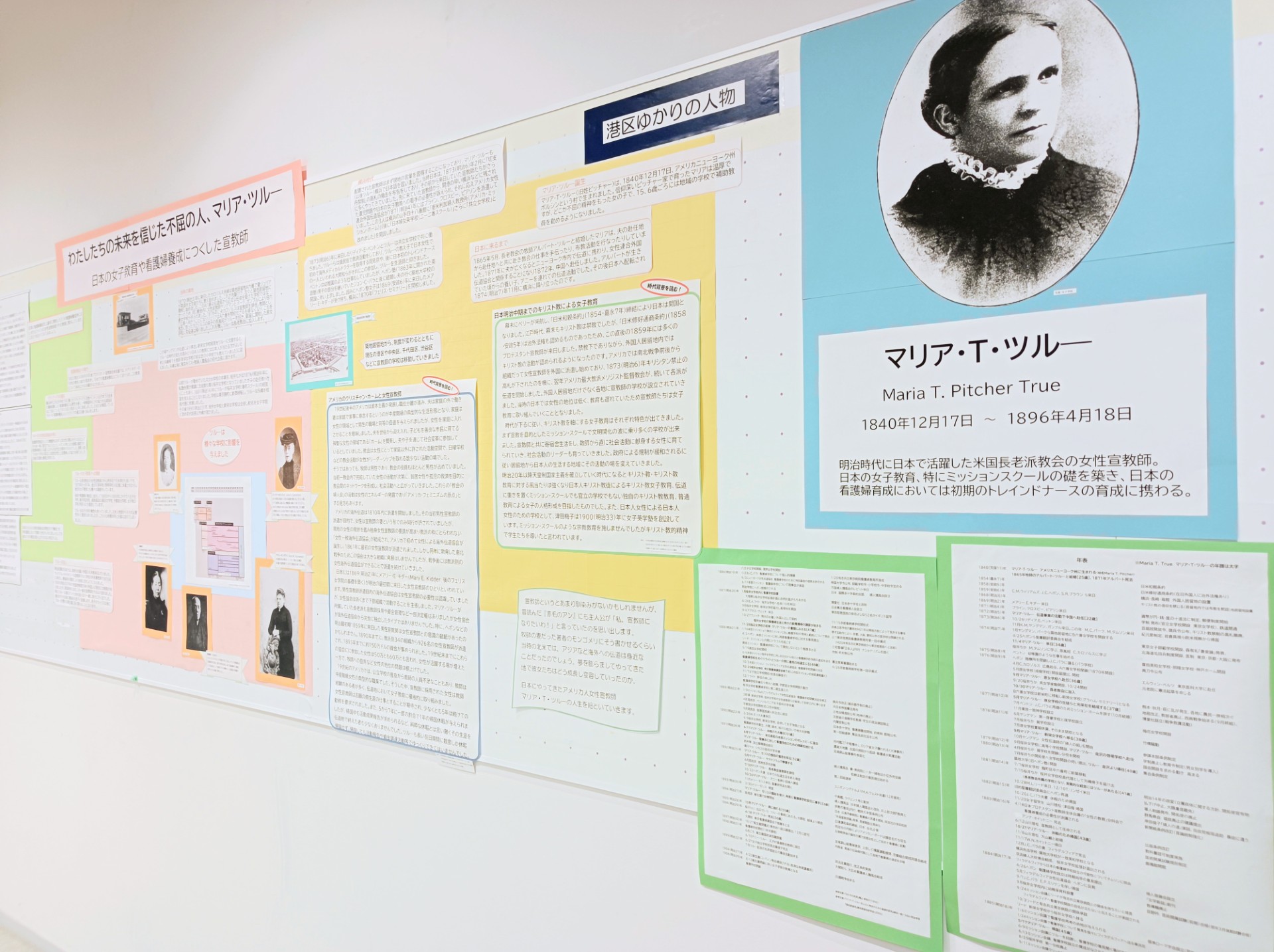特別展示【港区ゆかりの人物】『マリア・T・ツル―』