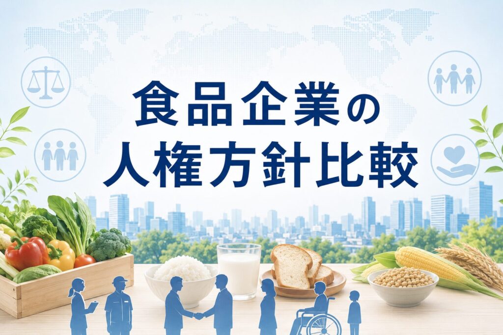 食品企業の人権方針比較