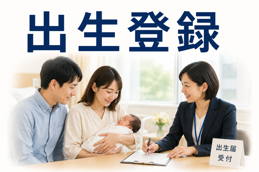 出生登録のイメージ