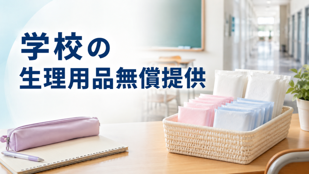 学校の生理用品無償提供