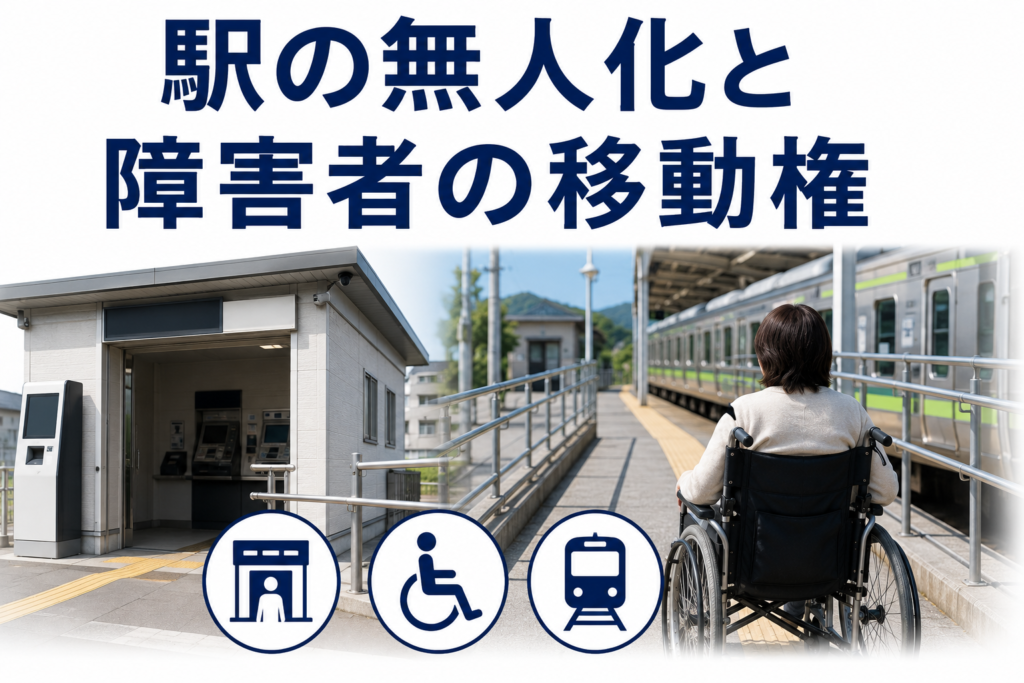 駅の無人化と障害者の移動権