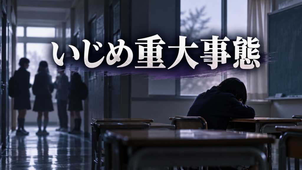 孤独な教室といじめ重大事態