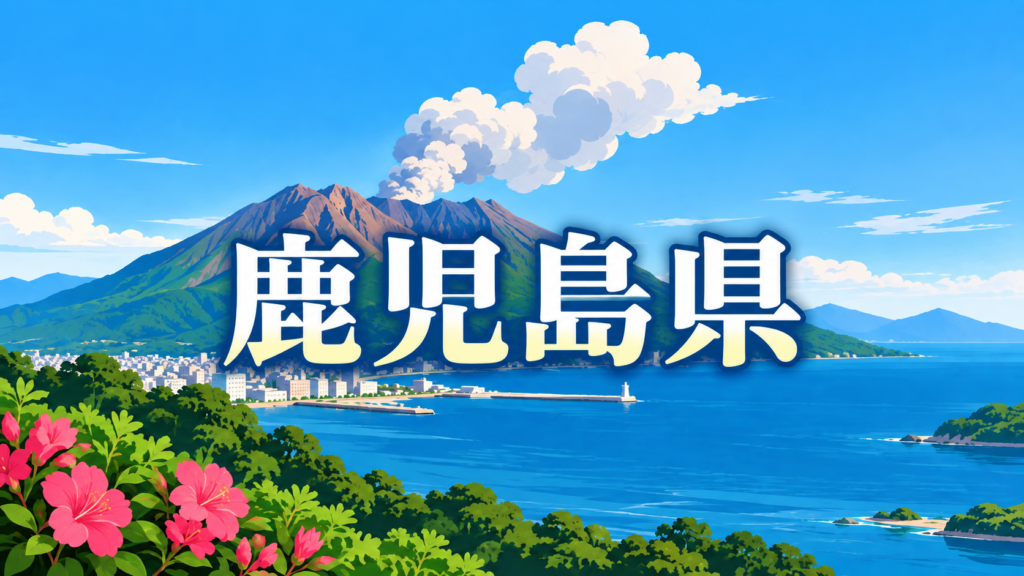 鹿児島県の桜島と鹿児島湾の絶景